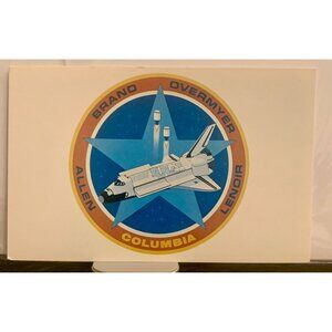 Vintage NASA STS-5 Crew Mission Columbia Postcard